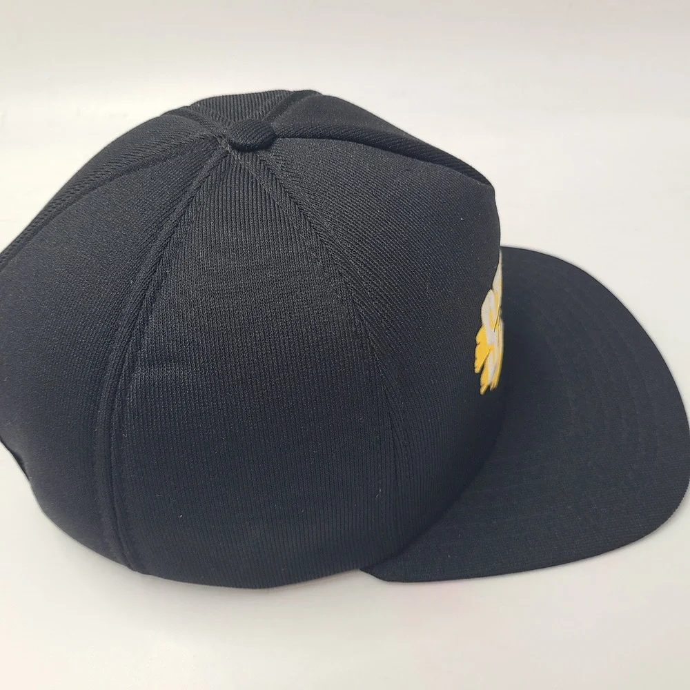 Vintage Pittsburgh Steelers Hat Snapback New Era Black Yellow NFL Foam USA Men